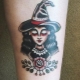 Sketches and meaning of the witch tattoo