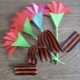 Origami carnations