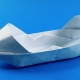How to make origami in the form of a boat?
