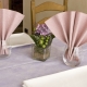 How beautiful to put napkins in a glass?