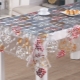 How to smooth an oilcloth tablecloth?