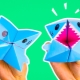 How to make origami from paper that move?