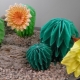 How to make origami in the form of a cactus?
