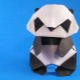 How to make origami in the shape of a panda?