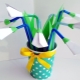 How to make origami snowdrops?