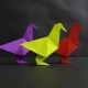 How to make origami in the form of birds?