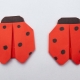 How to fold origami in the shape of a ladybug?