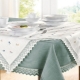 What are the fabrics for tablecloths and which one to choose?