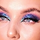 Makeup for blue-gray eyes