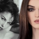 Makeup in the style of Monica Bellucci