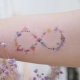 Overview of delicate tattoos and their location on the body