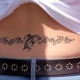 Review of tattoo on the lower back
