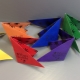 Origami for children in the form of a clapperboard