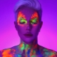 Features and creation of neon makeup