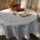 Features of round tablecloths