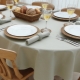 Features of tablecloths on oval tables and their selection