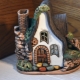 House-shaped candlesticks