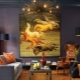 Large posters in the interior