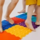 Varieties of massage rugs and their manufacture