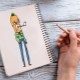 Drawing people in sketchbook