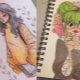 Drawings of girls for sketchbook