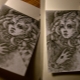 Drawings for a sketchbook in the style of fantasy