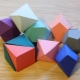 Folding geometric shapes using origami technique