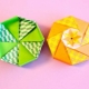Making origami boxes