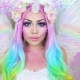 Create unicorn makeup
