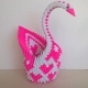 Creating a modular origami in the form of a swan