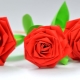 Making origami roses