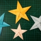 Making origami in the shape of a star