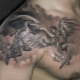 Angel and demon tattoo: meaning and sketches