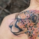 Cheetah tattoo: meaning and options for sketches