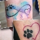 Tattoo Cat paws: meaning and sketches