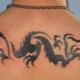 Tattoo with mythological creatures
