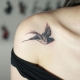 Bird tattoos for girls