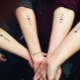 Tattoo with symbols of friendship