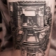 Tattoo in engraving style