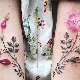 Tattoo in watercolor style