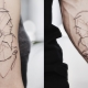 Tattoo in the style of linework