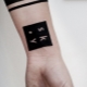 Square tattoo