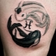 Pisces zodiac sign tattoo