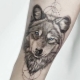 Wolf tattoo: meaning and sketches