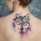 Wolf tattoo for girls: meaning and options for sketches