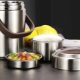 Thermoses for food with containers