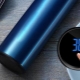 Thermoses with temperature sensor