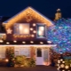 Decorating the house outside with garlands
