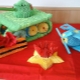 Military equipment in origami style