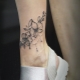 All about small tattoos on the leg